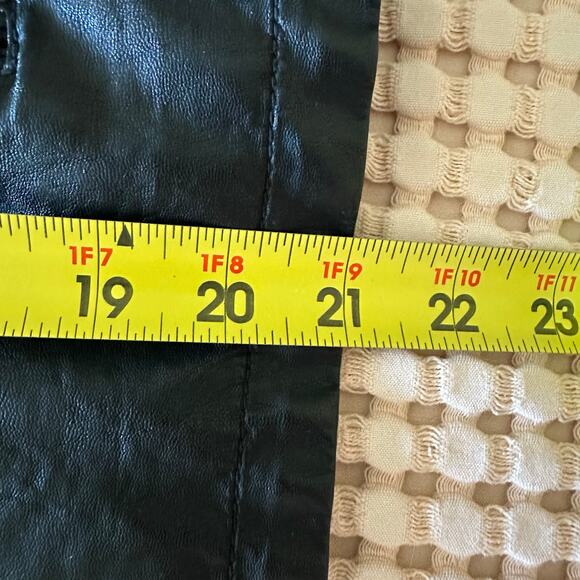 H&M Riverdale Black Faux Leather Jacket South Side Serpents Halloween Size XS - Picture 9 of 9